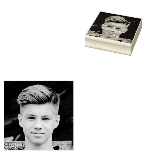 PHOTO CUSTOM RUBBER STAMP (Stamped)