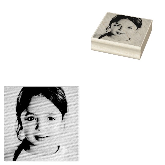 PHOTO CUSTOM RUBBER STAMP (Stamped)