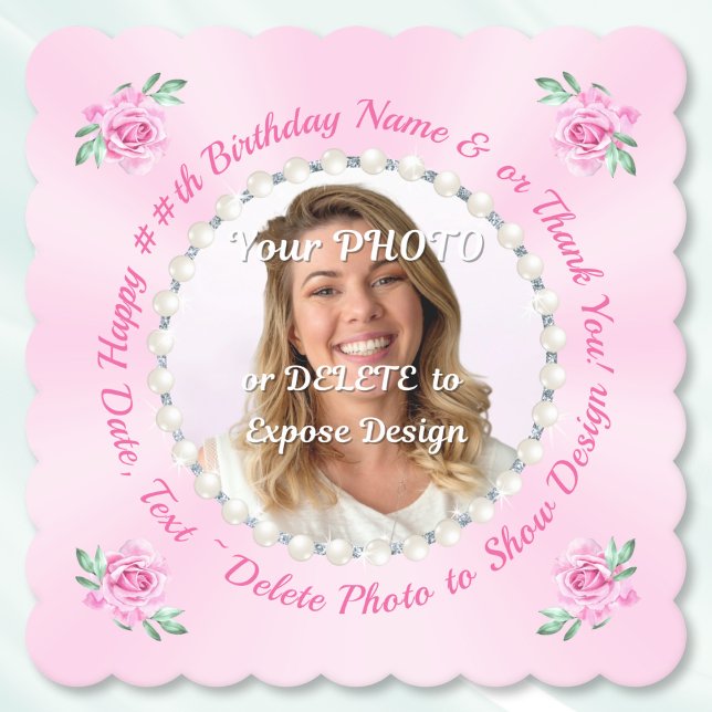 Photo, Customisable Cardboard Coasters, Chipboard Paper Coaster (Photo Coasters. Custom paper coasters. Chipboard coasters custom. Birthday coasters. Custom Coasters)
