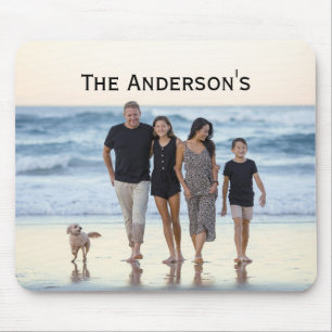 Photo Customise Monogram Personalise Picture Mouse Mat