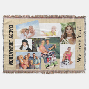 Photo Customised Throw Blanket - SRF