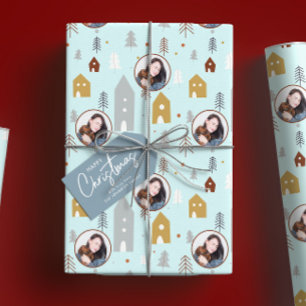 Photo Cute Fun Christmas  Wrapping Paper