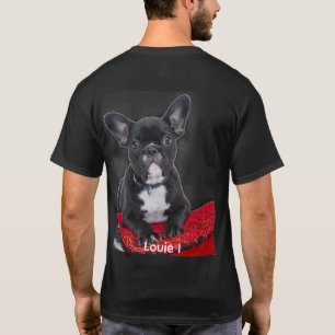 Photo Cute Louie I  Black French Bulldog T-Shirt