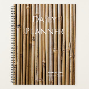 Photo Daily Planner Bamboo - HAMbWG