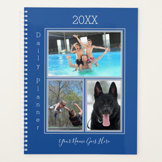 Photo Daily Planner in ANY colour - HAMbyWG (Front)