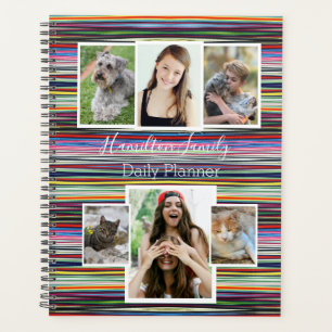 Photo Daily Planner - Multi-Colour Gradient HAMbW