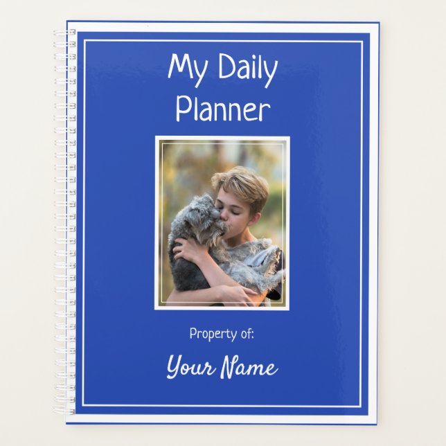Photo Daily Planner - School Student - HAMbyWG (Front)