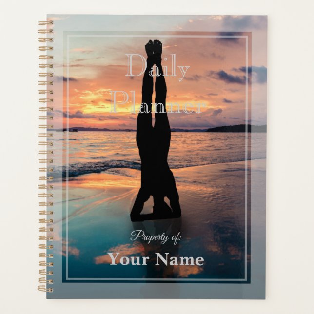 Photo Daily Planner showing yoga - HAMbWG (Front)
