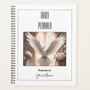 Photo Daily Planner White - Bird - HAMbWG