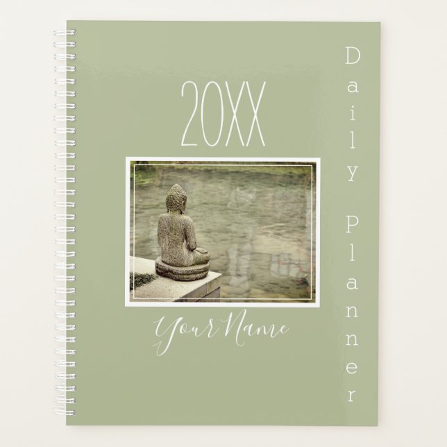 Photo Daily Planner with Buddha - HAMbWG (Front)