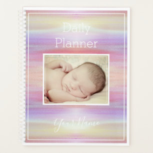 Photo Daily Planner with Pastel Background HAMbWG