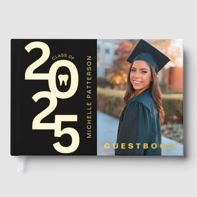 Photo Dental School Graduation Guest Book (Front)