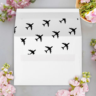 Photo Destination Boarding Pass Wedding Envelope