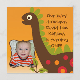 Photo Dino-Riffic Dinosaur Birthday Invitations