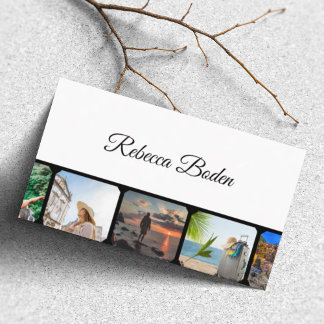 Photo Display Crafts, Products or Travel Business Card