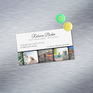 Photo Display Crafts, Products or Travel Magnetic Business Card