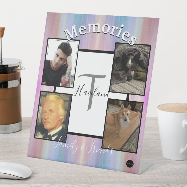 Photo Display - HAMbyWG - Any Colour Pedestal Sign (In SItu)