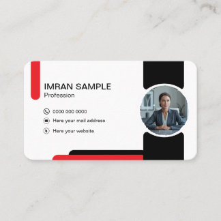 photo edating Business Card