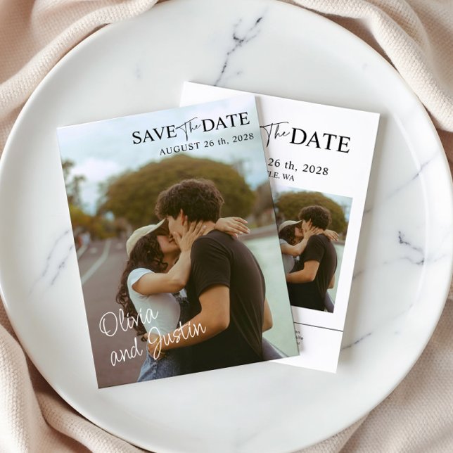 Photo Elegant Save the Date Invitation (Creator Uploaded)