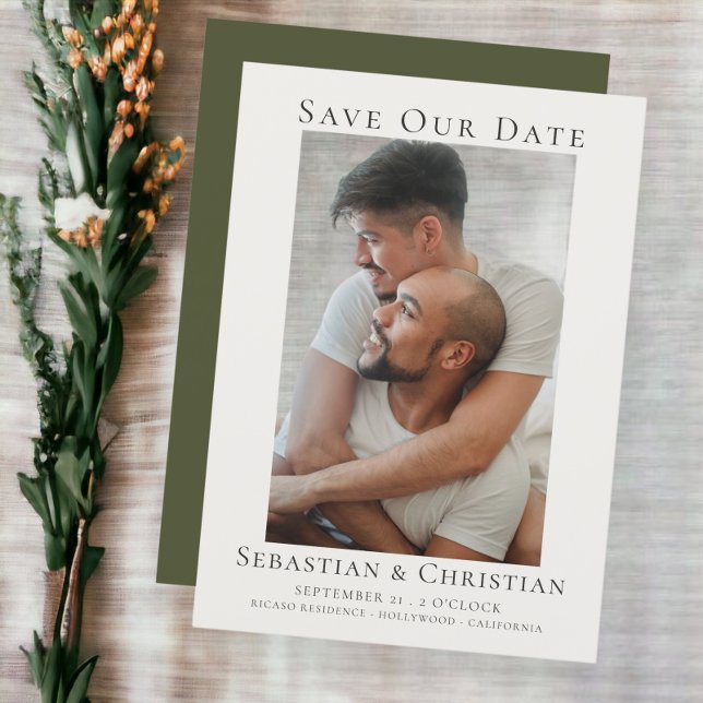 Photo Elegant Save The Date Wedding (Photo Elegant Save The Date Wedding announcement from Ricaso)