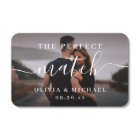 Photo elegant the perfect match wedding favours