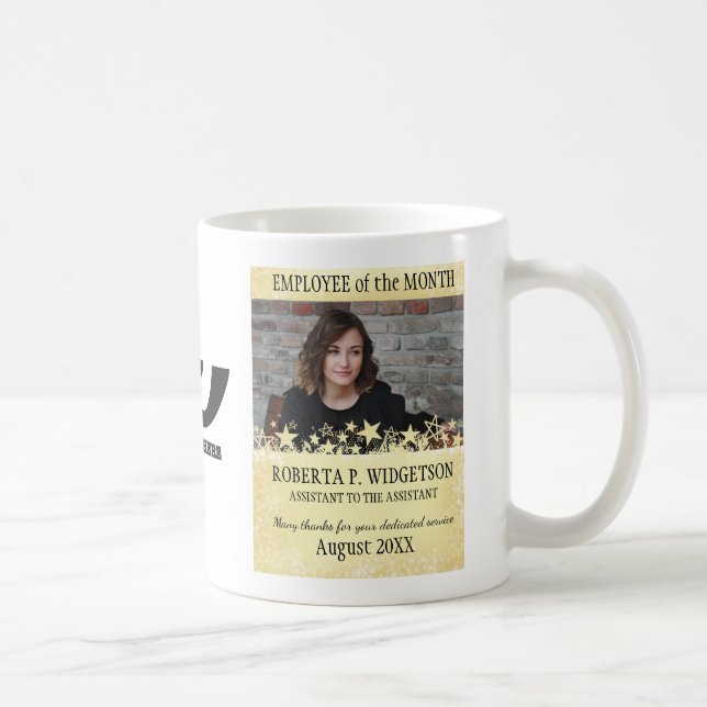 Photo employee of the month ROCK STAR GOLD Coffee Mug (Right)