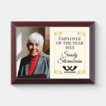 Photo employee of the year recognition award