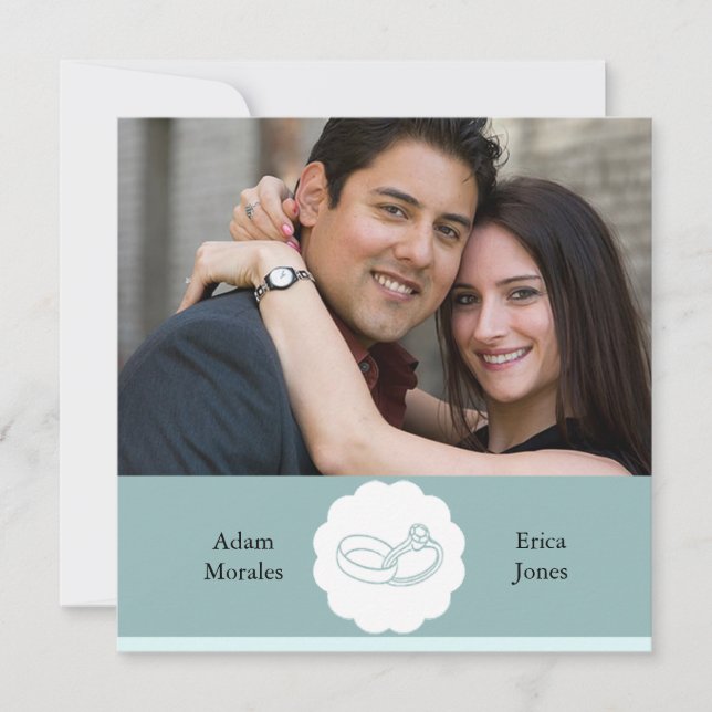 Photo engagement invitations (Front)