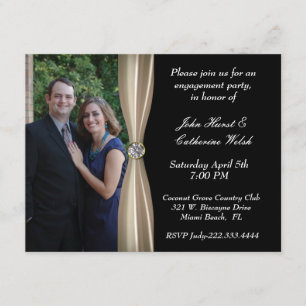 Photo engagement party Invitation