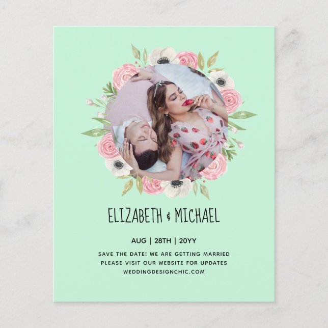 PHOTO Engagement Party Invitations Announcements (Front)