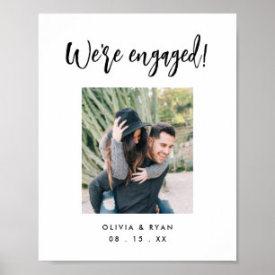 Photo Engagement Party Supplies, Welcome Sign