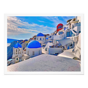 Photo Enlargement Greece santorini  Print