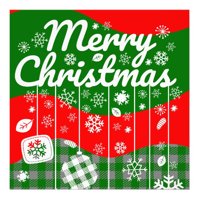 Photo Enlargement -Merry Christmas (Front)