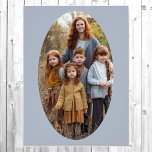 Photo Enlargement Oval Template Ready to Frame Print<br><div class="desc">Best Quality Prints - Upload your photo - Free shipping with Zazzle Black</div>