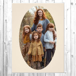 Photo Enlargement Oval Template Ready to Frame Print<br><div class="desc">Best Quality Prints - Upload your photo - Free shipping with Zazzle Black</div>