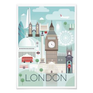 Photo Enlargement - Retro London England