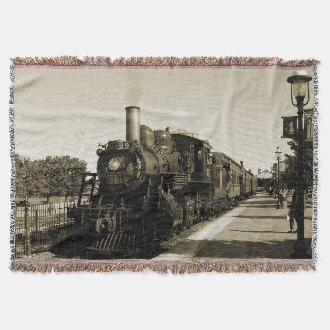 Photo Enlargement Throw Blanket (Front)
