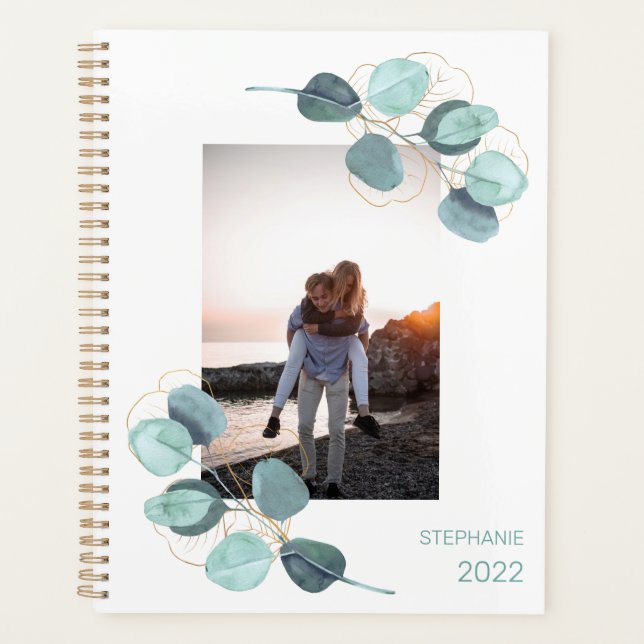 Photo Eucalyptus 2022 Calendar Personalised Planner (Front)