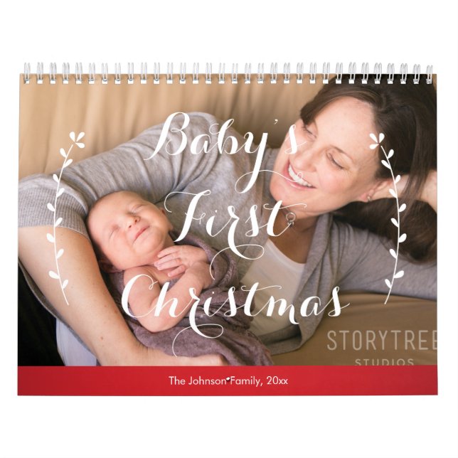 Photo Family Calendar Baby's First Christmas (Cover)