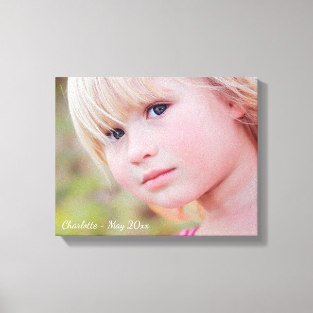 Photo Family Image Canvas Print (Front)