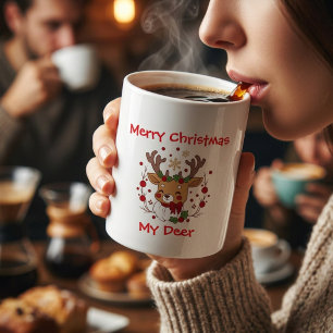 Photo Family Merry Christmas Personalise Mug