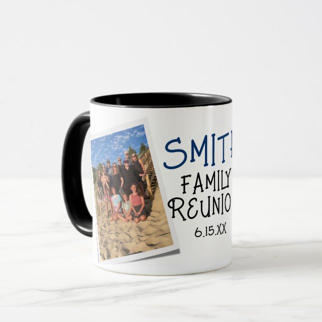 Photo Family Reunion Keepsake Mug (Front Left)