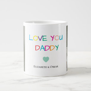 Photo Father’s Day Mug with Kids’ Names – Gift
