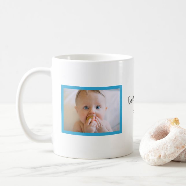 Photo Father's Day Custom Coffee Mug (With Donut)