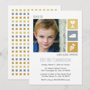 Photo First Communion Invitation