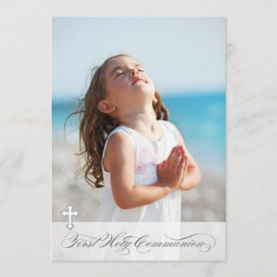 Photo First Communion Invitations