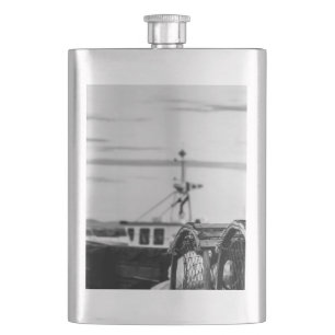 photo fishing vessel hip flask