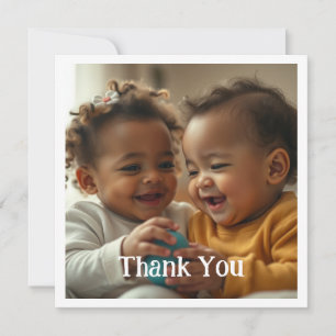 Photo Flat Thank You Card