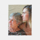 Photo Fleece Blankets Gifts For Mum From Daughter