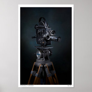 Photo - Focus in Blue Poster